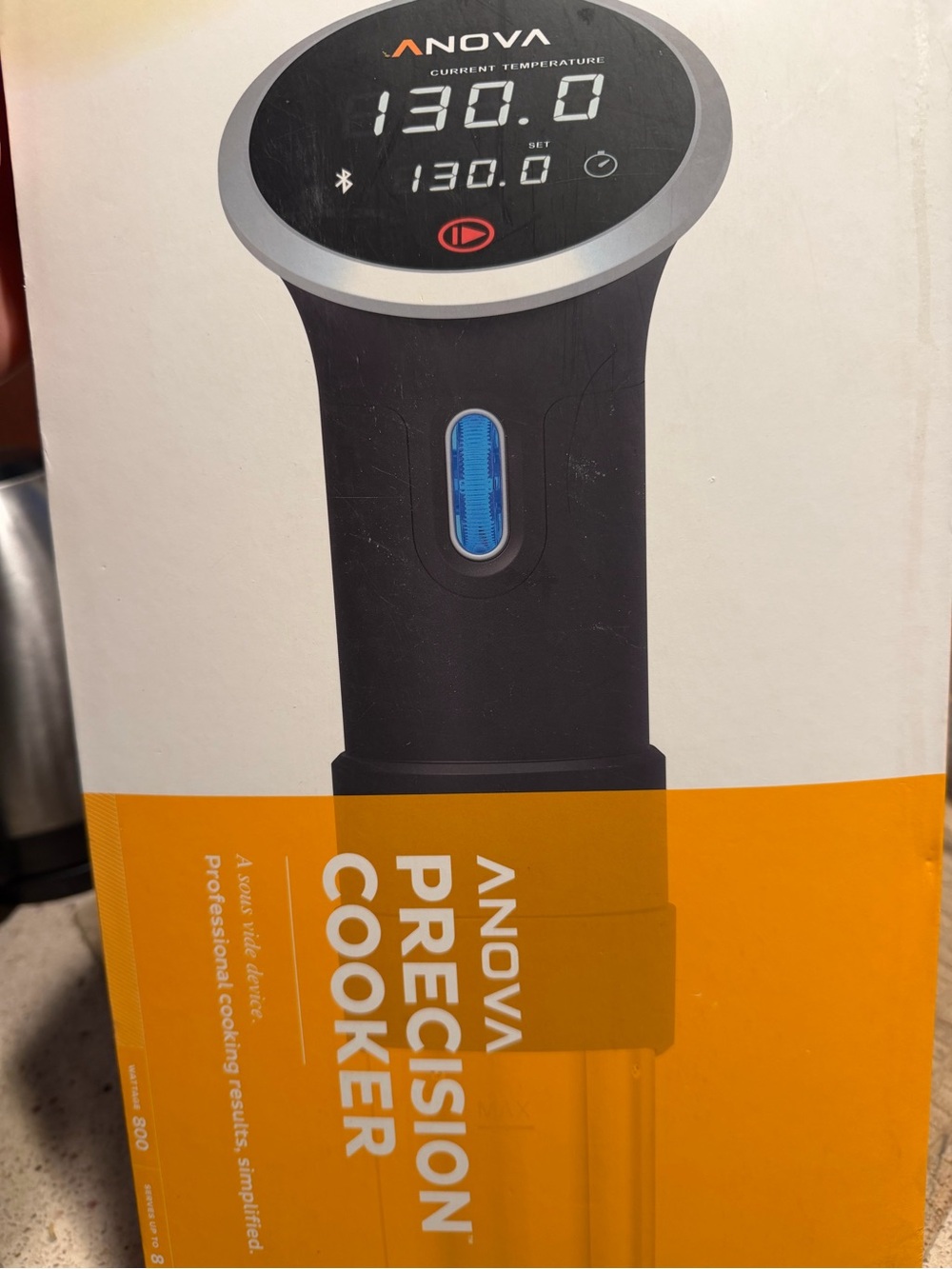 Anova Precision Cooker Sous Vide Immersion Circulator - Black